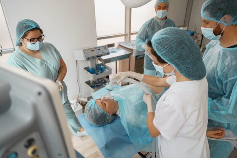 Breast Implant Removal Surgery Room